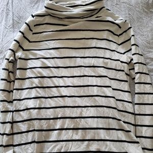 Stripped Turtle Neck Shirt